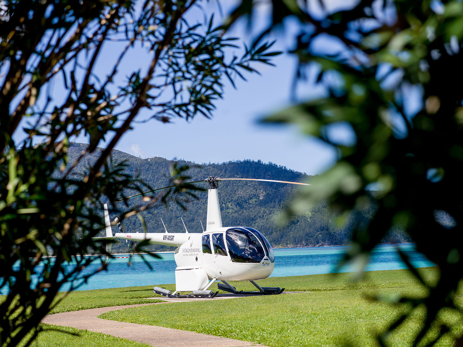 Helicopter at Intercontinental Hayman Island